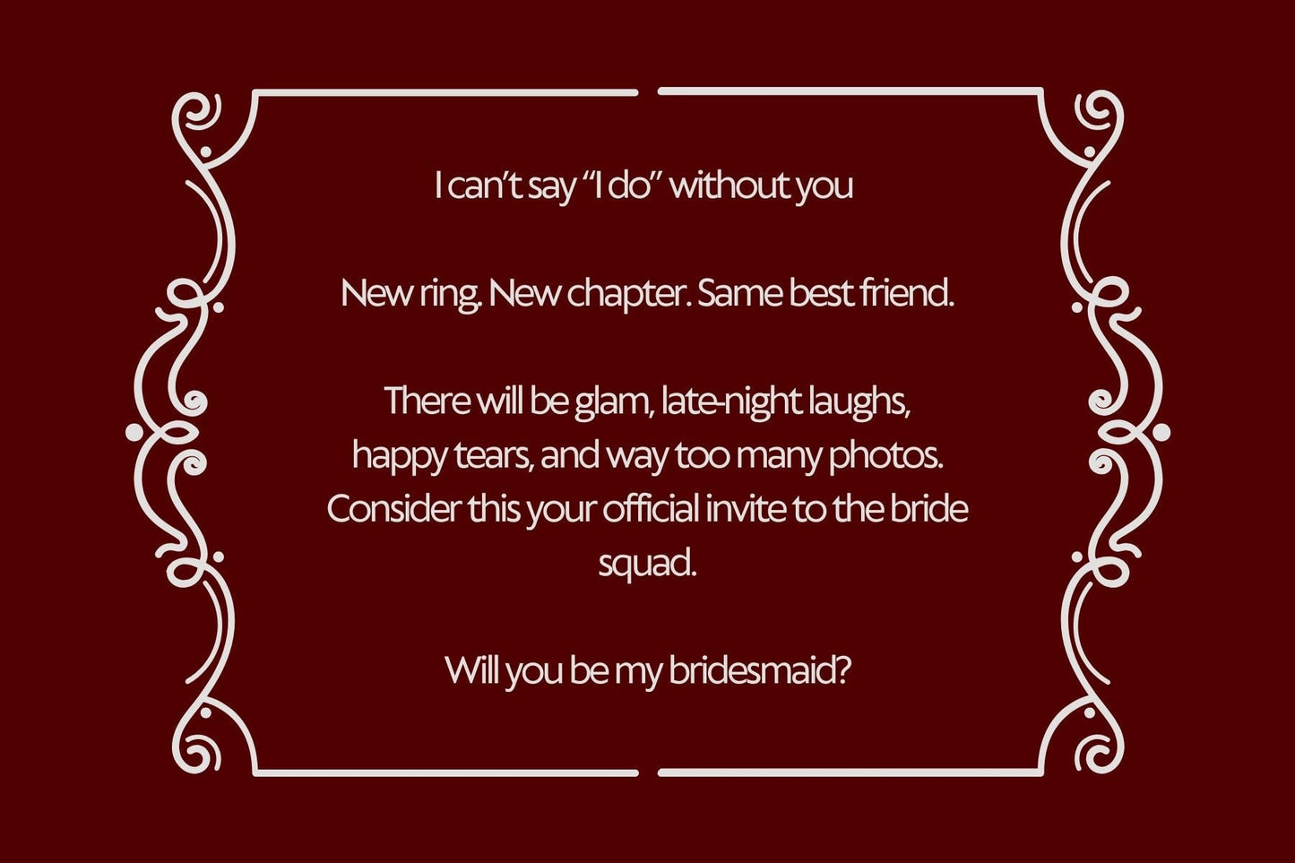 Bridesmaid Box 2-Piece Gift Set Gift Set Bob 