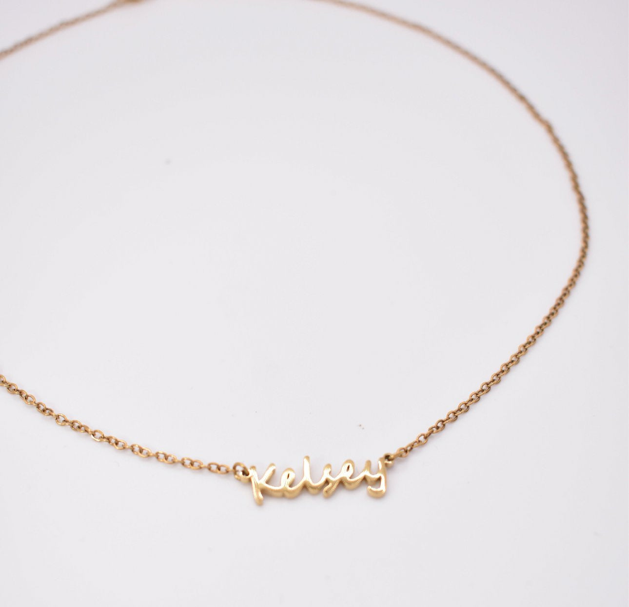 Custom Dainty Name Necklace JEWELRY Bob