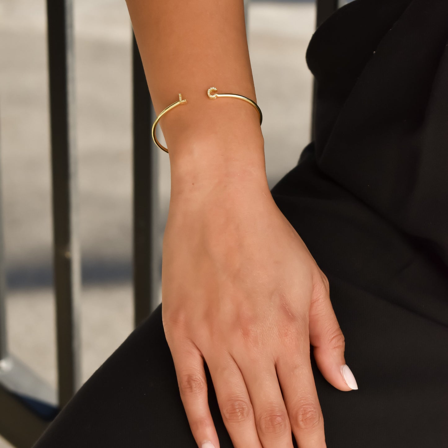 Custom Initial Cuff Bracelets Bob 