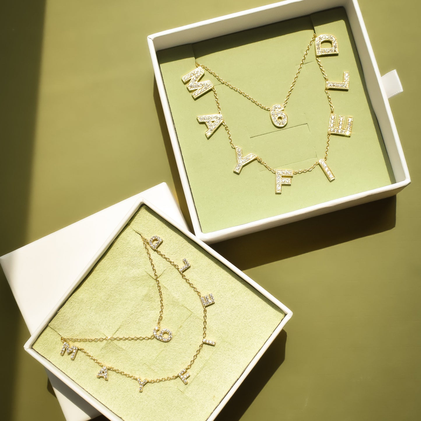 Custom Bold Number Necklace