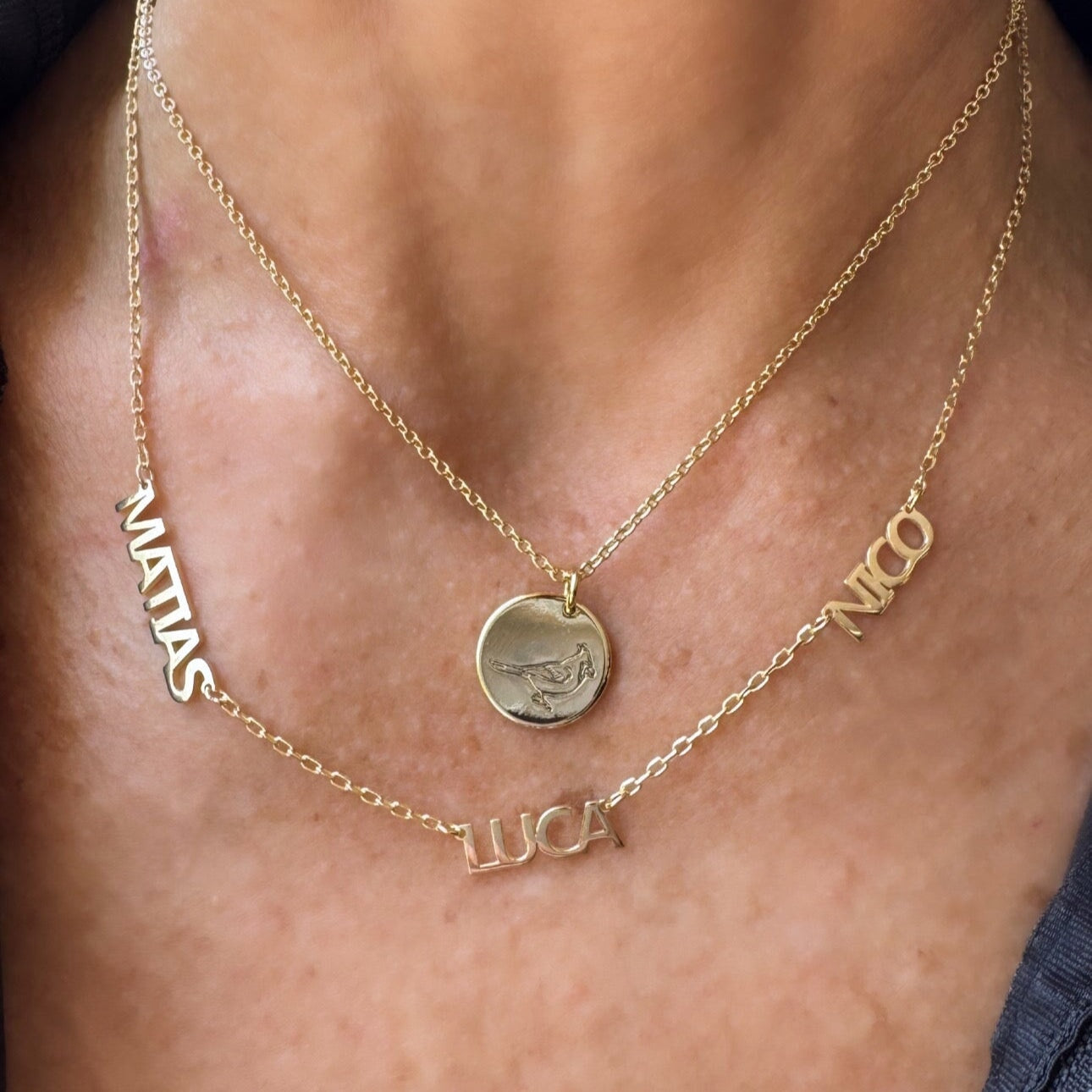 The Crew Cardinal Charm Necklace Charms & Pendants Sis Kiss 
