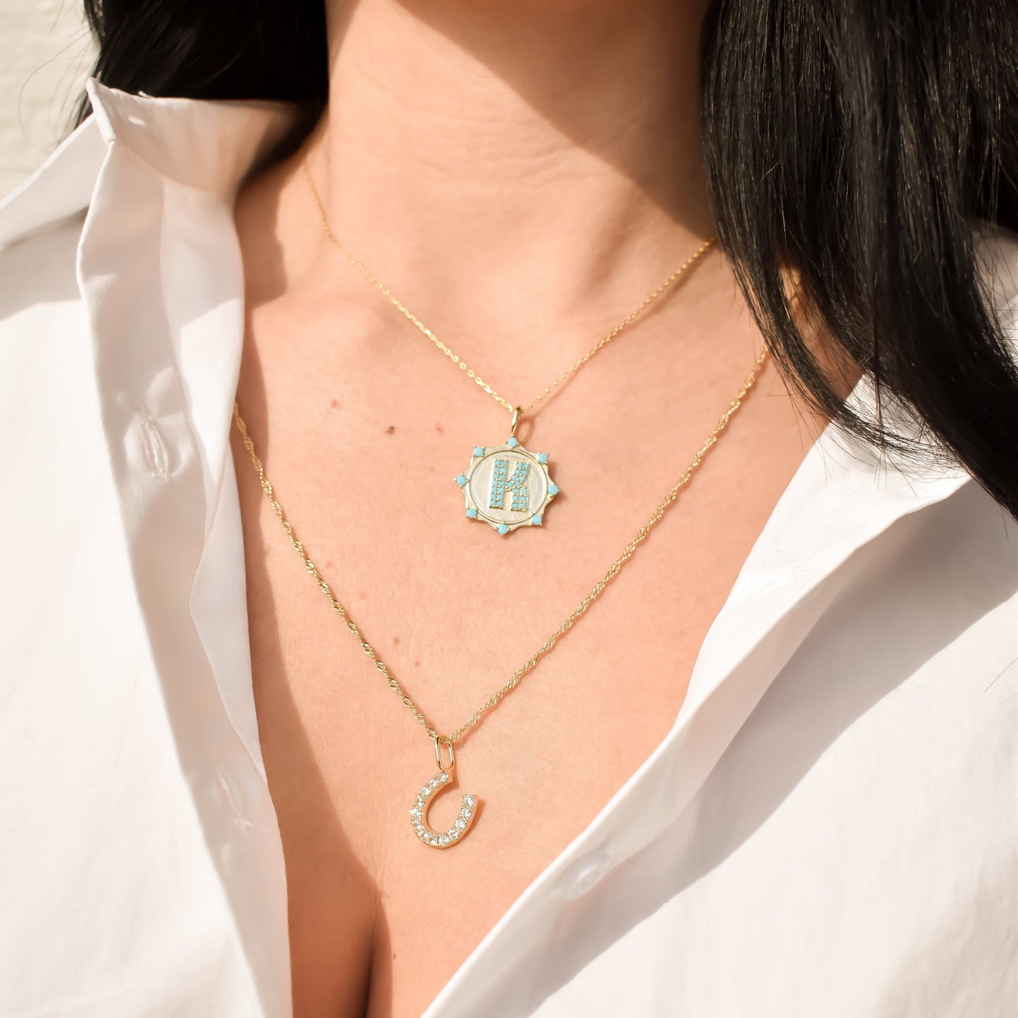 Lucky Horseshoe Charm Charms & Pendants The Sis Kiss 