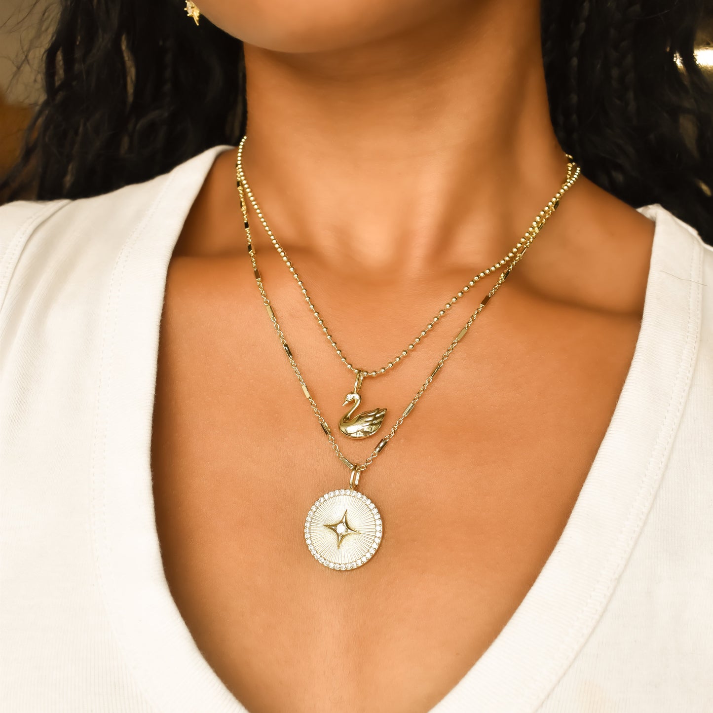 Sis Kiss Star Coin Charm