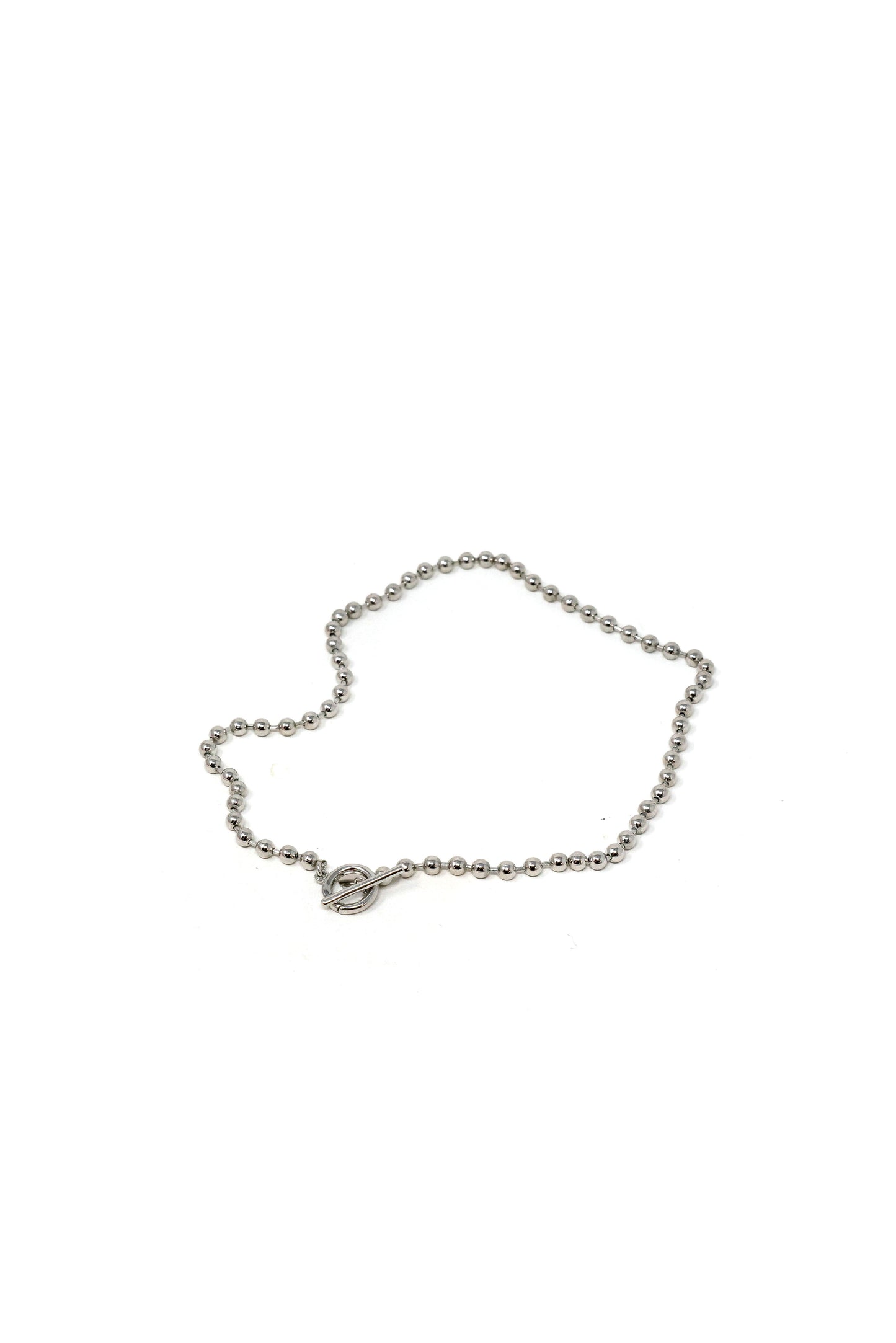 Ball Chain Keepsake Necklace Sis Kiss Silver 