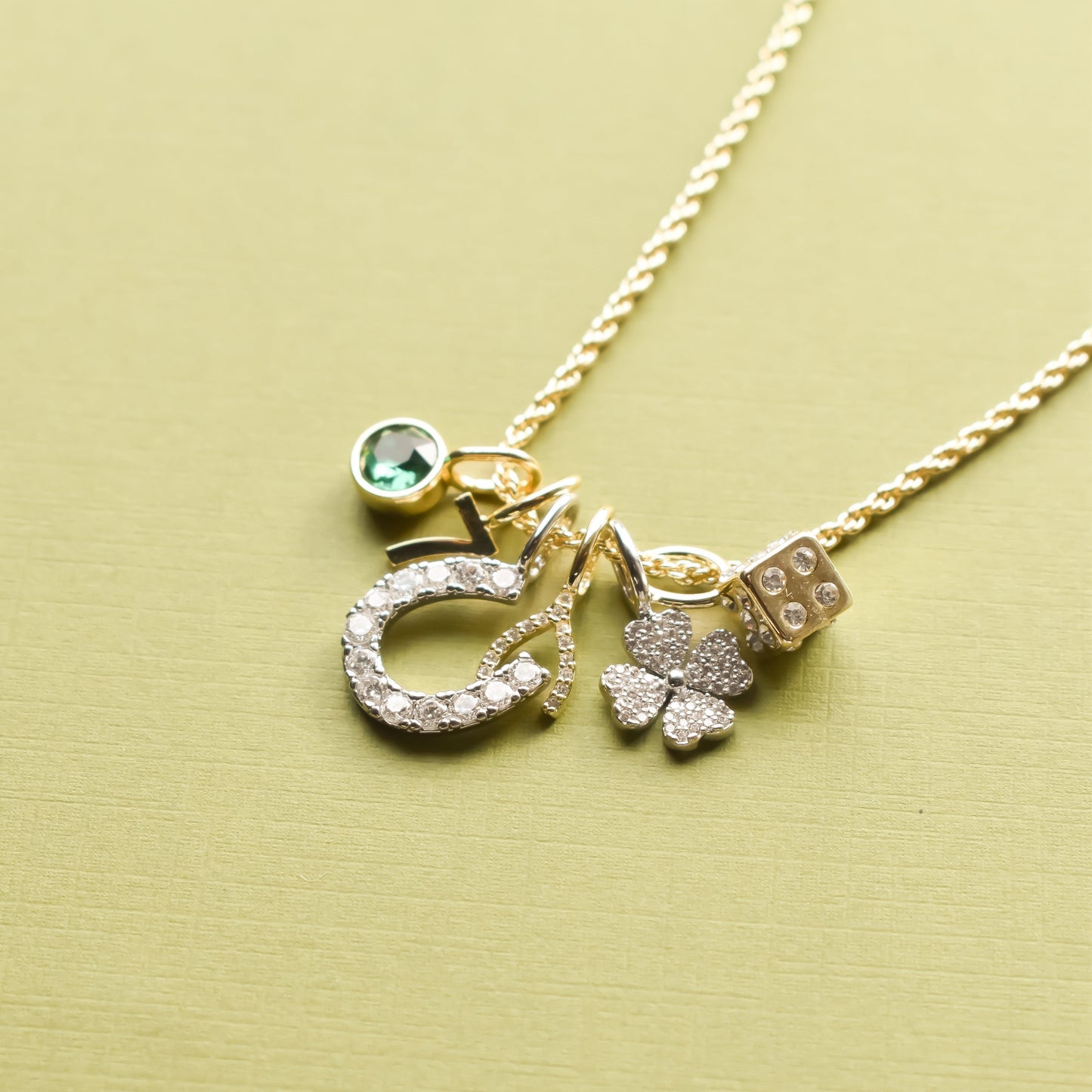 Clover Charm Charms & Pendants Joyce