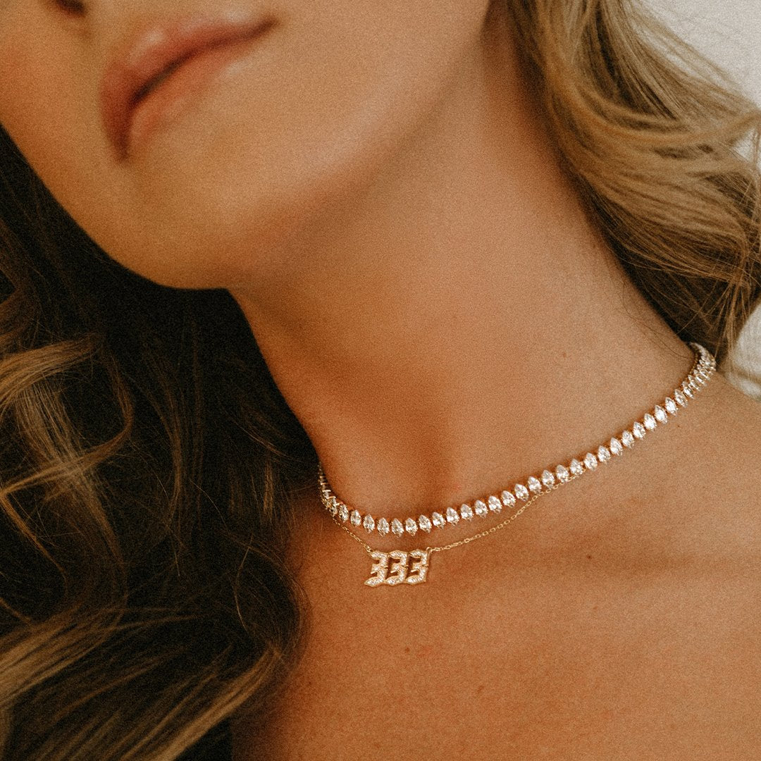 Angel Numbers Necklace Necklaces Saida 