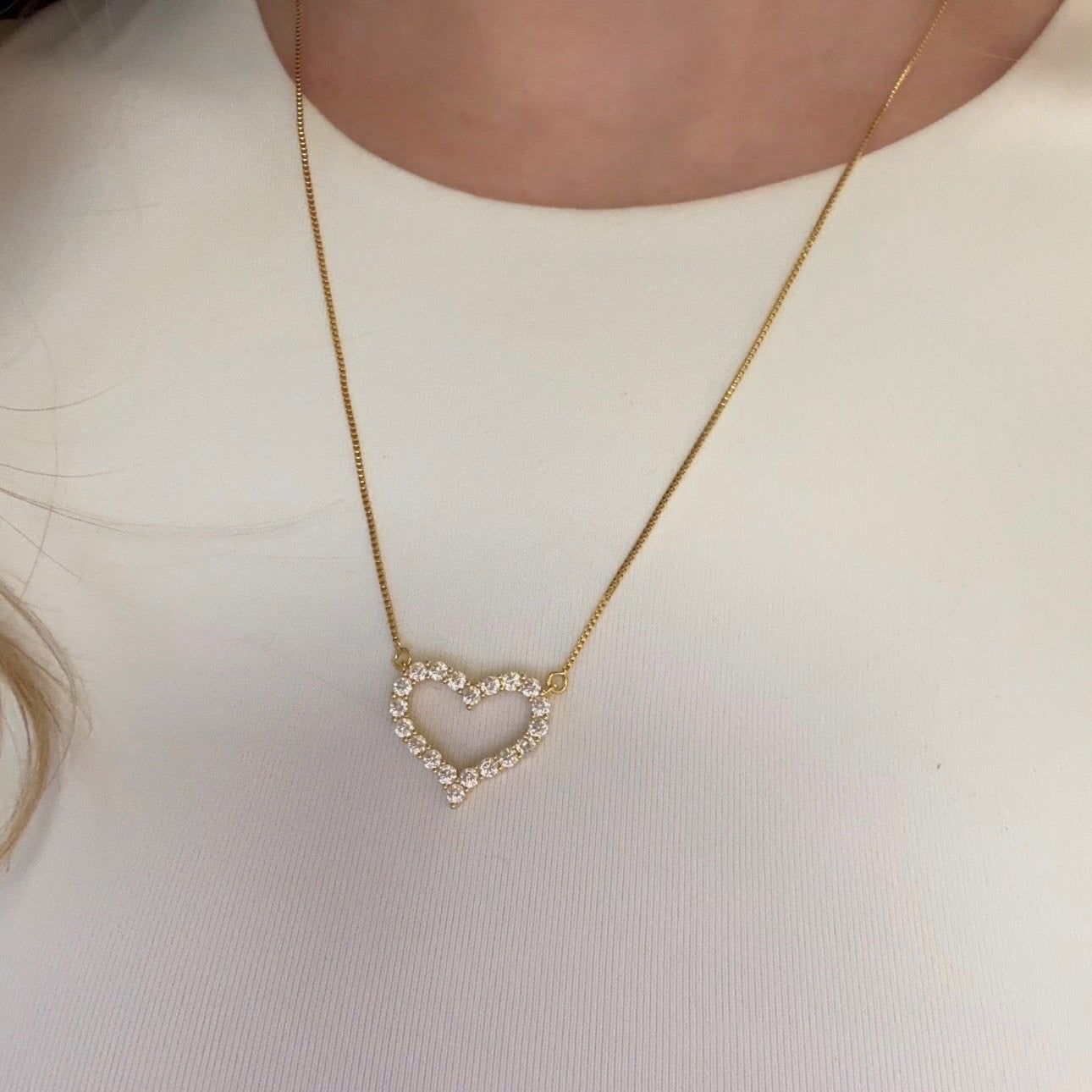 Sweetheart Sparkle Pendant Necklace necklace grace 