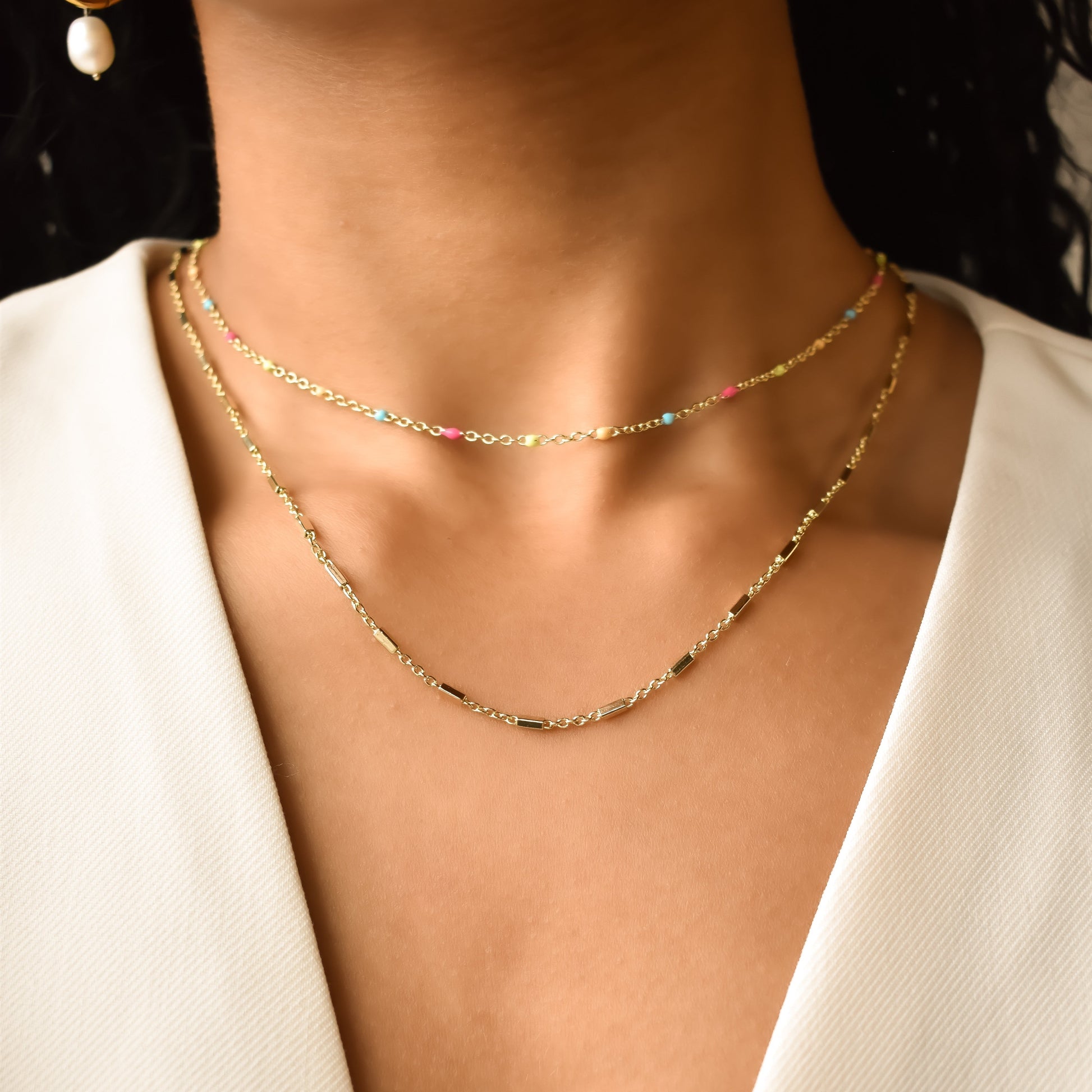 Confetti Chain Necklaces Joyce 