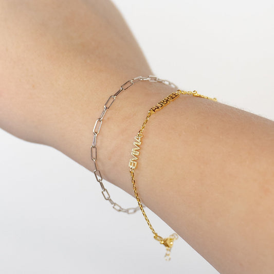 Custom My Mantra Name Bracelet Bracelets Bob 