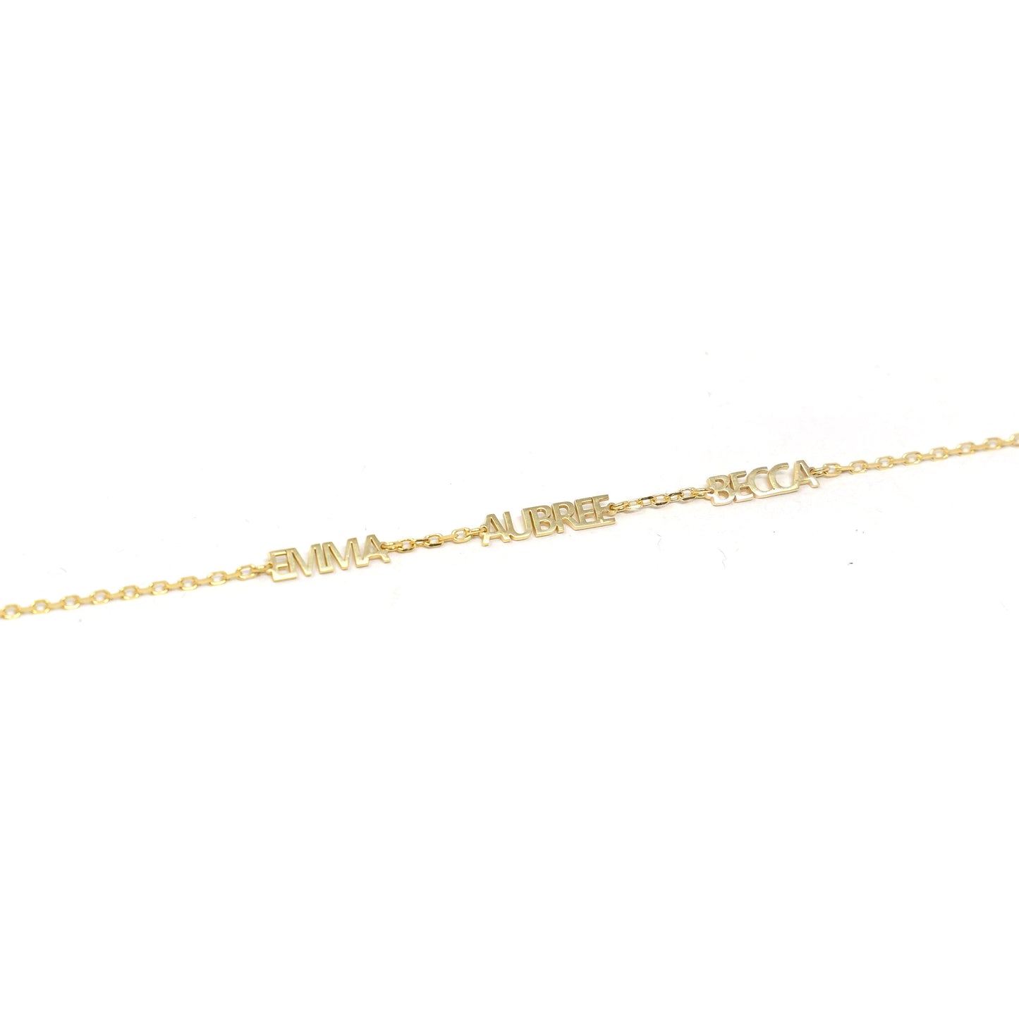 Custom My Mantra Name Bracelet Bracelets Bob 