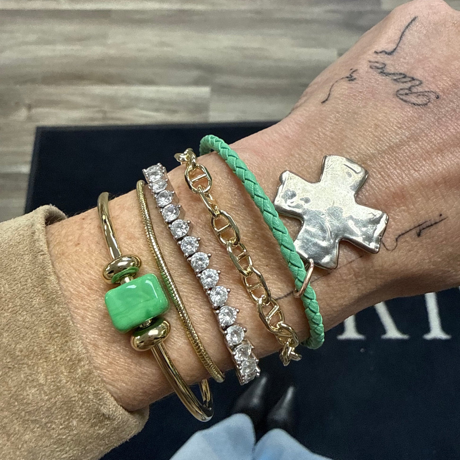 Protection Stone Bead Charm Sis Kiss 