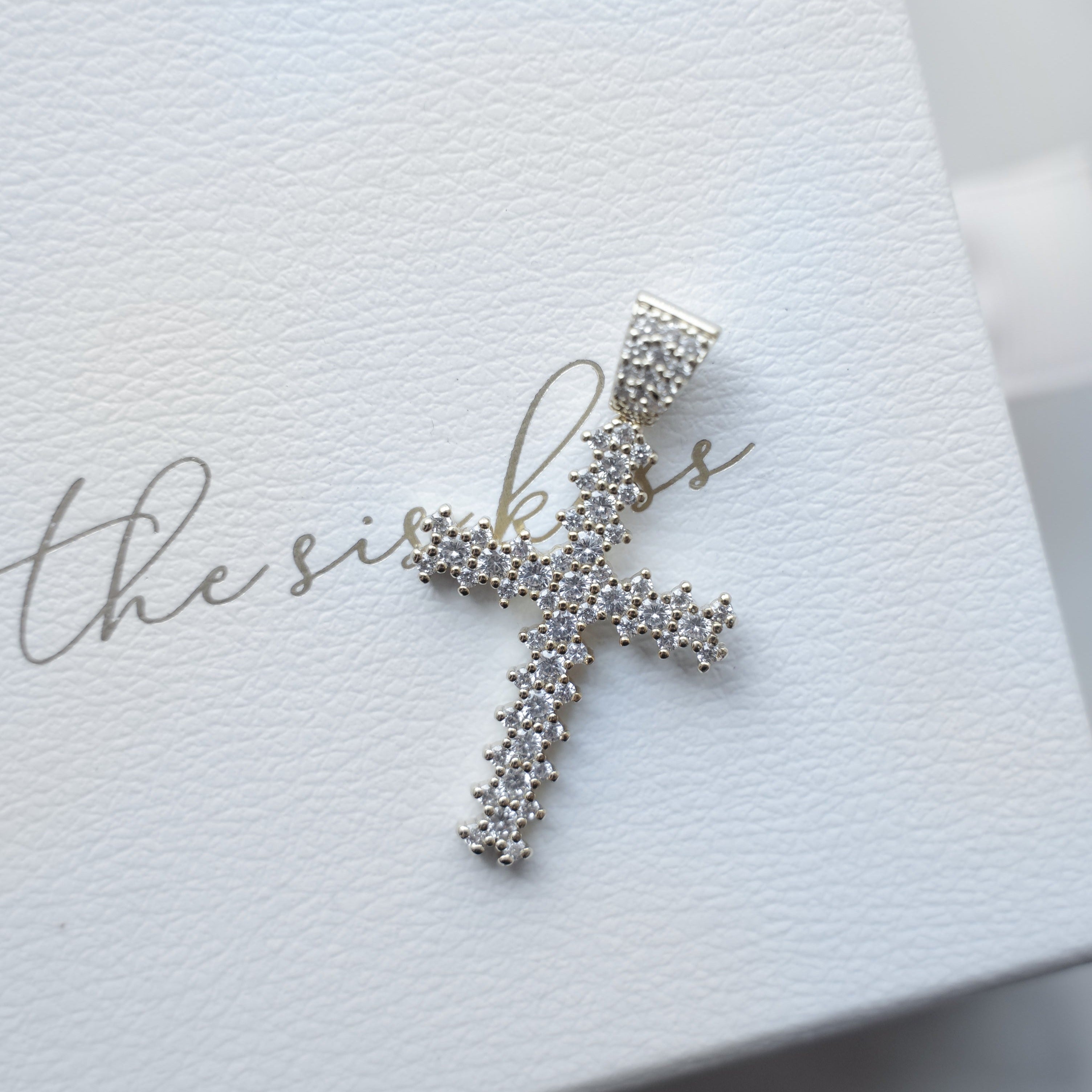 Crystal Cross Necklace Women's | Isaiah 46:6