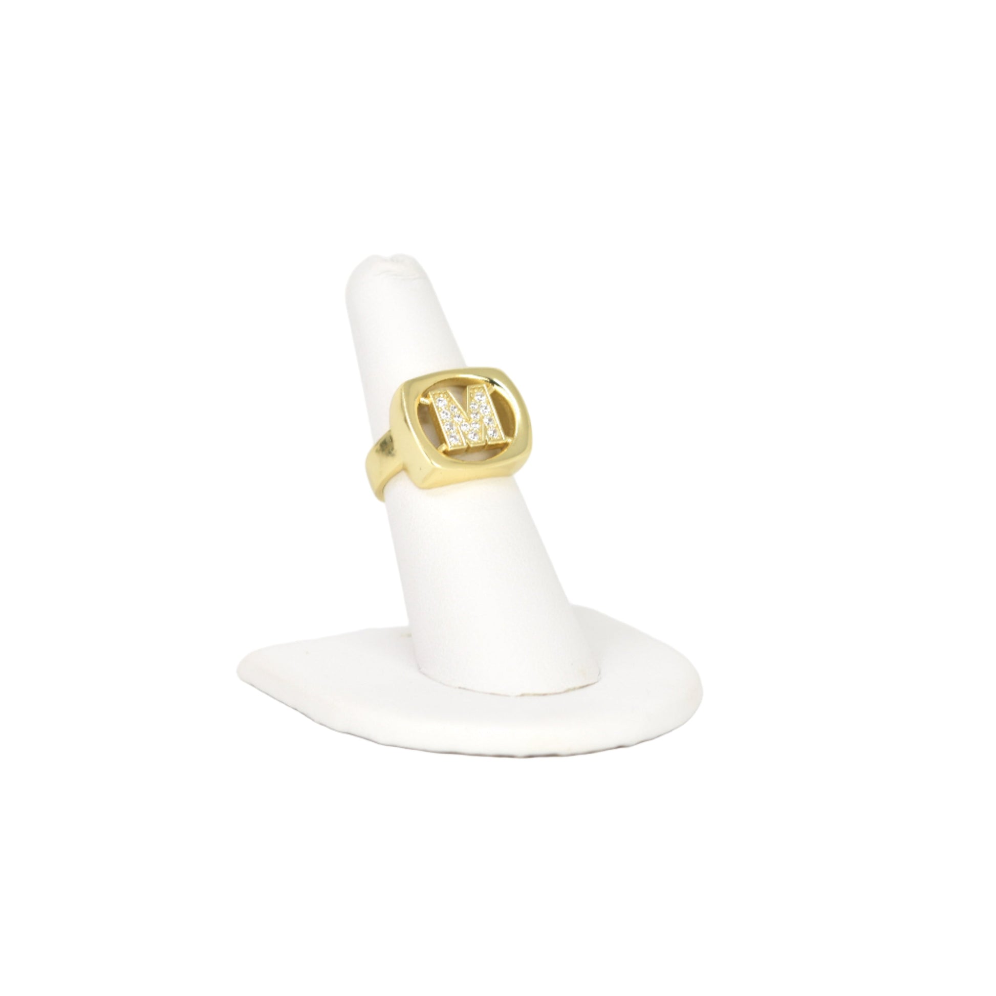 Custom Bold Initial Ring Rings Bob 