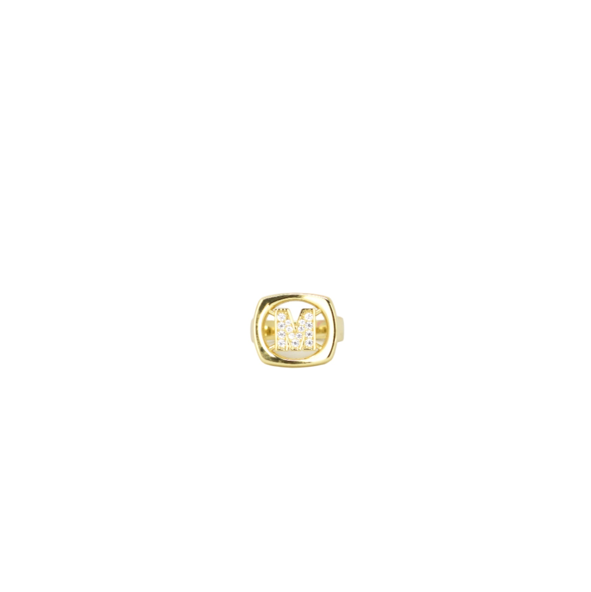 Custom Bold Initial Ring Rings Bob 