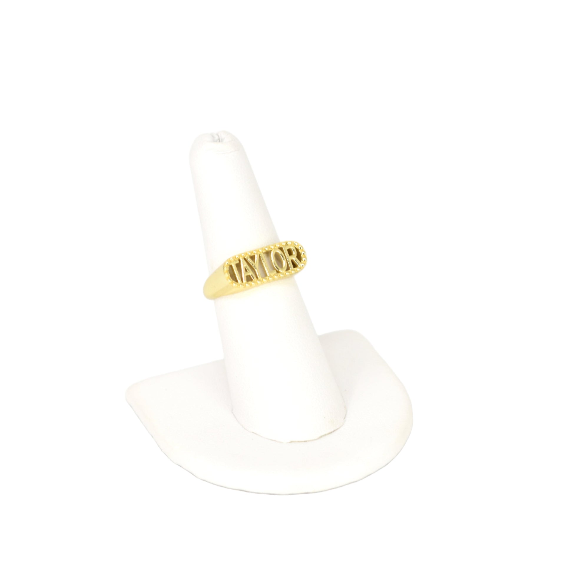 Custom Nameplate Ring Rings Bob 
