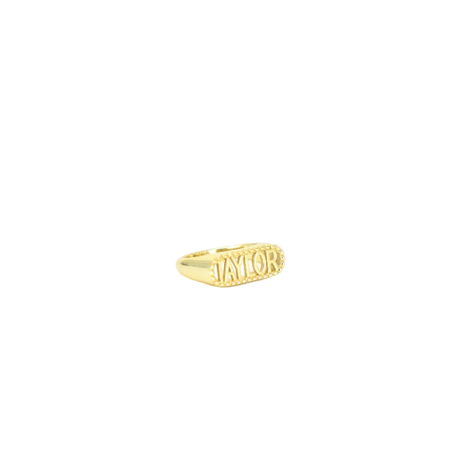 Custom Nameplate Ring Rings Bob 