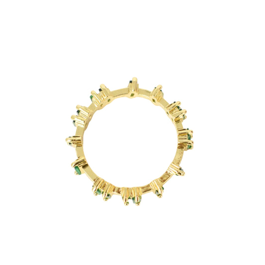 Emerald Baguette Ring Rings grace 