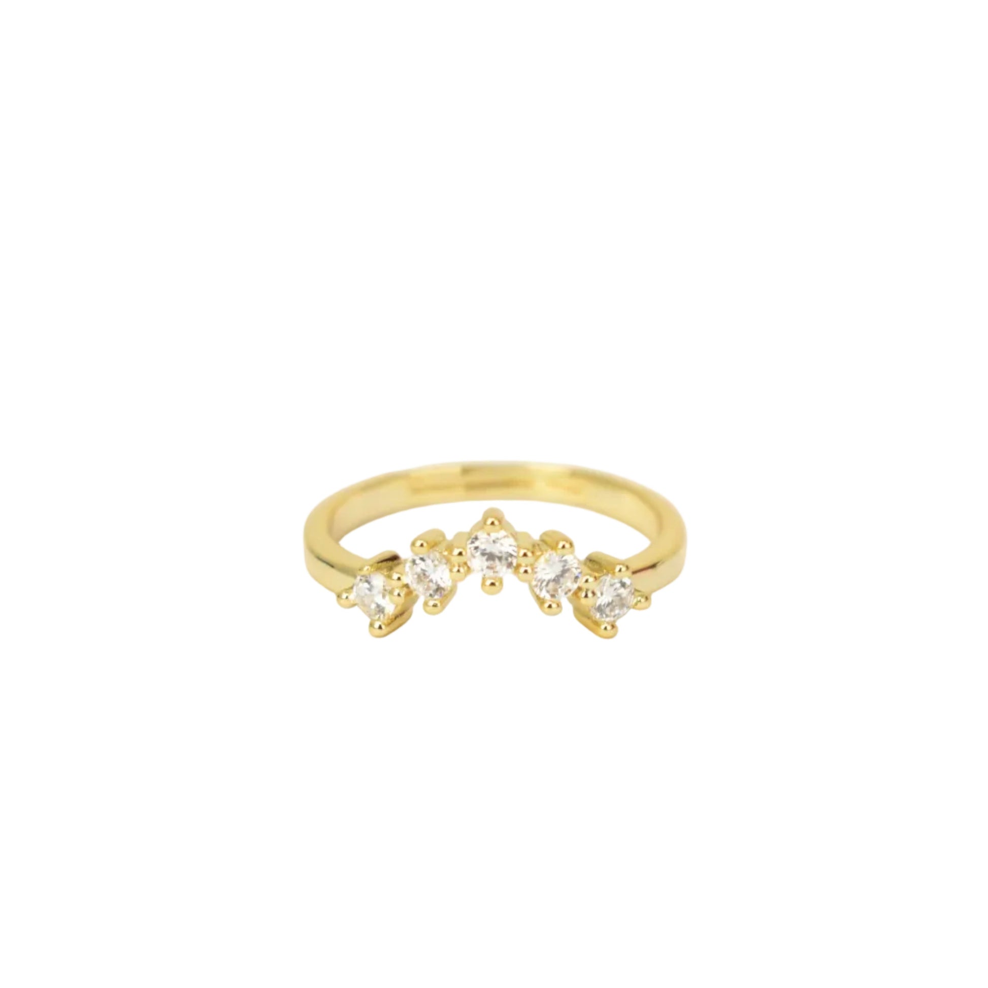 Adjustable Curved Stacking Ring Rings grace 
