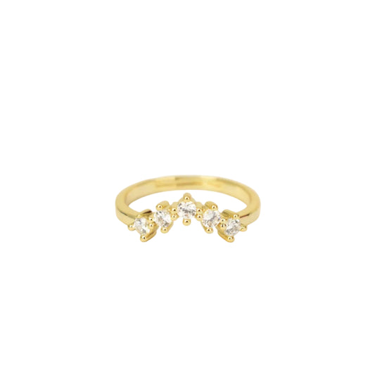 Adjustable Curved Stacking Ring Rings grace 