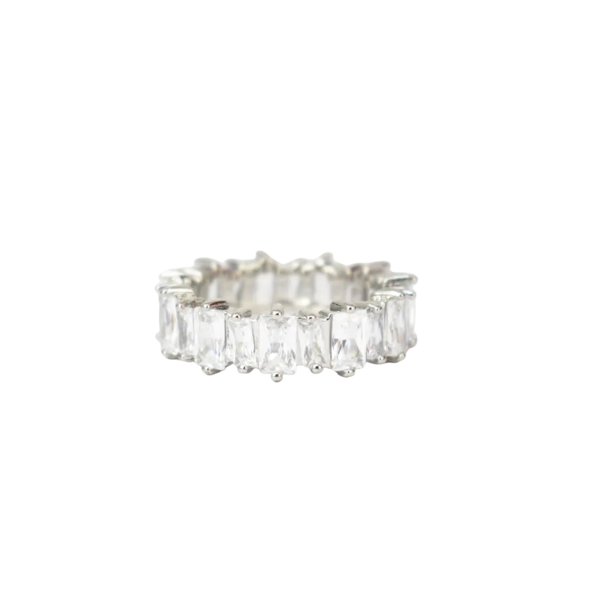 Baguette Eternity Band Rings grace 