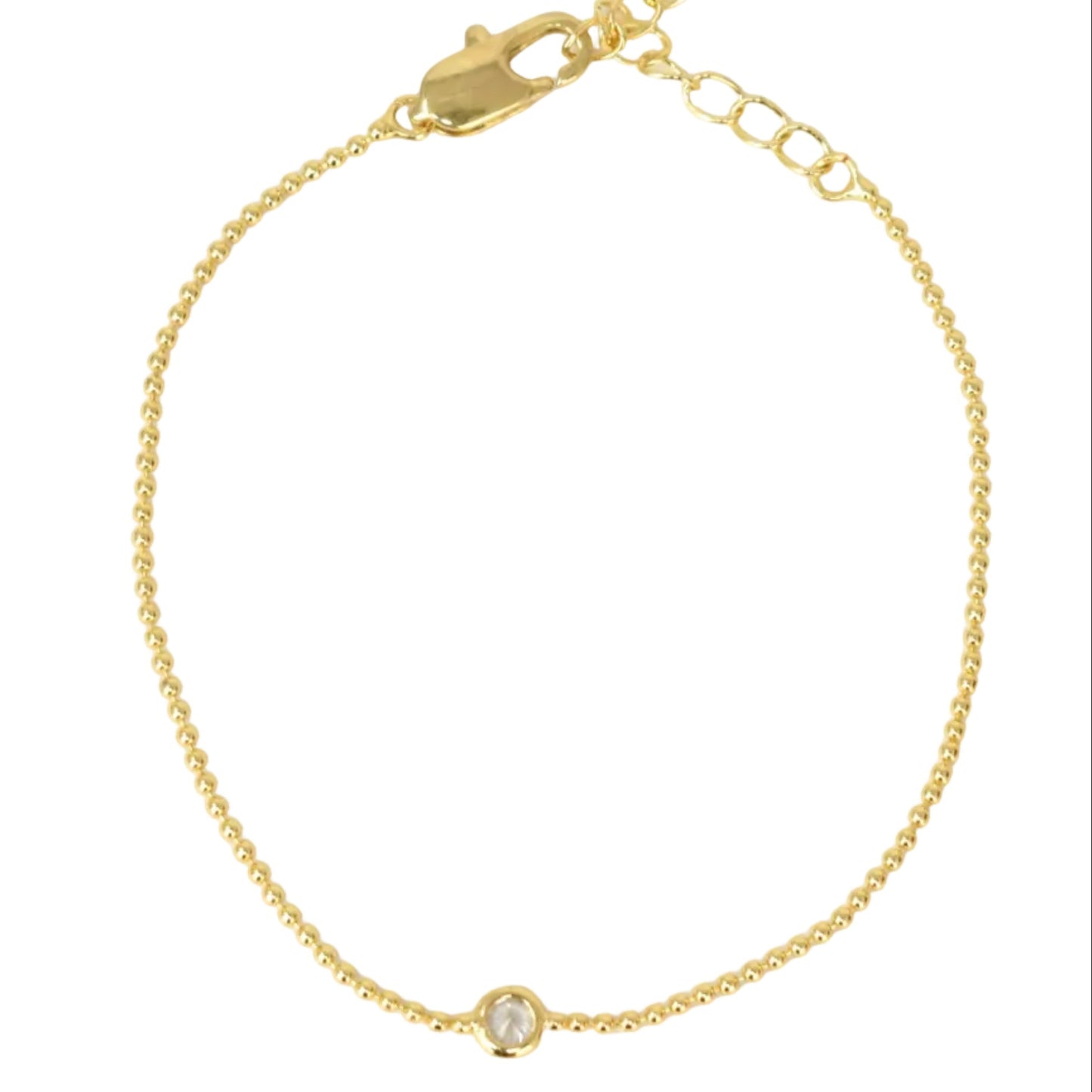 Dainty Crystal Bezel Bracelet Bracelet grace 