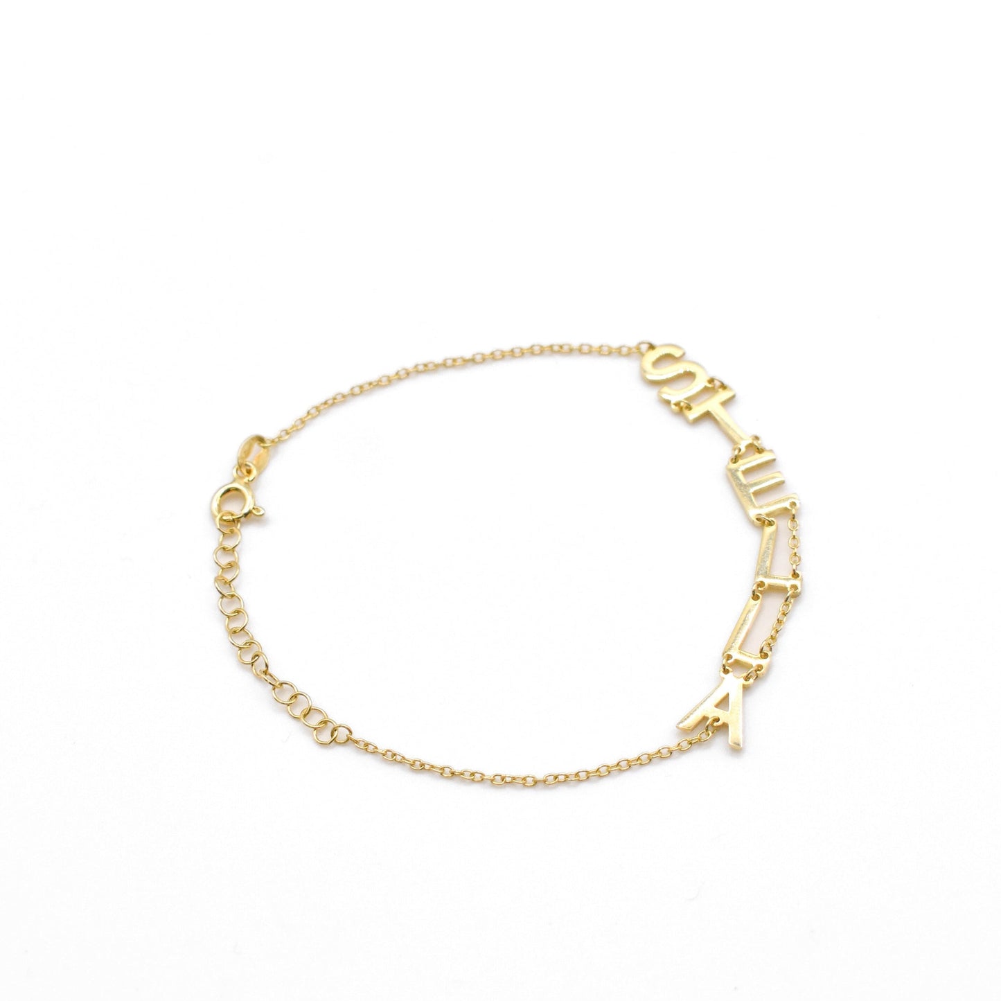 Custom Vertical Name Bracelet Bracelet Bob 