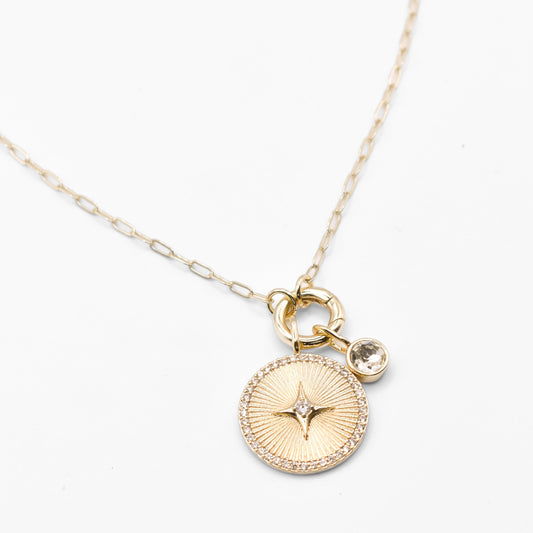 Sis Kiss Signature Star Coin Necklace Necklaces Joyce 