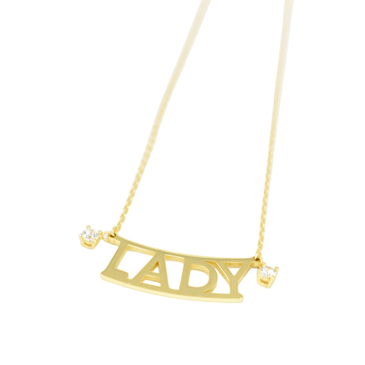 Custom Crystal Accent Bar Necklace necklace Bob 