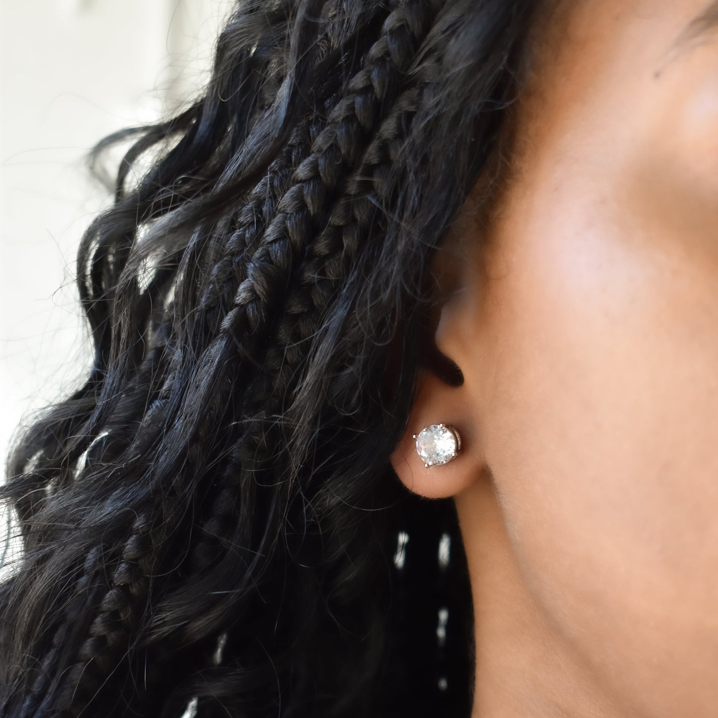 Bezel Stud Earrings Earrings grace 