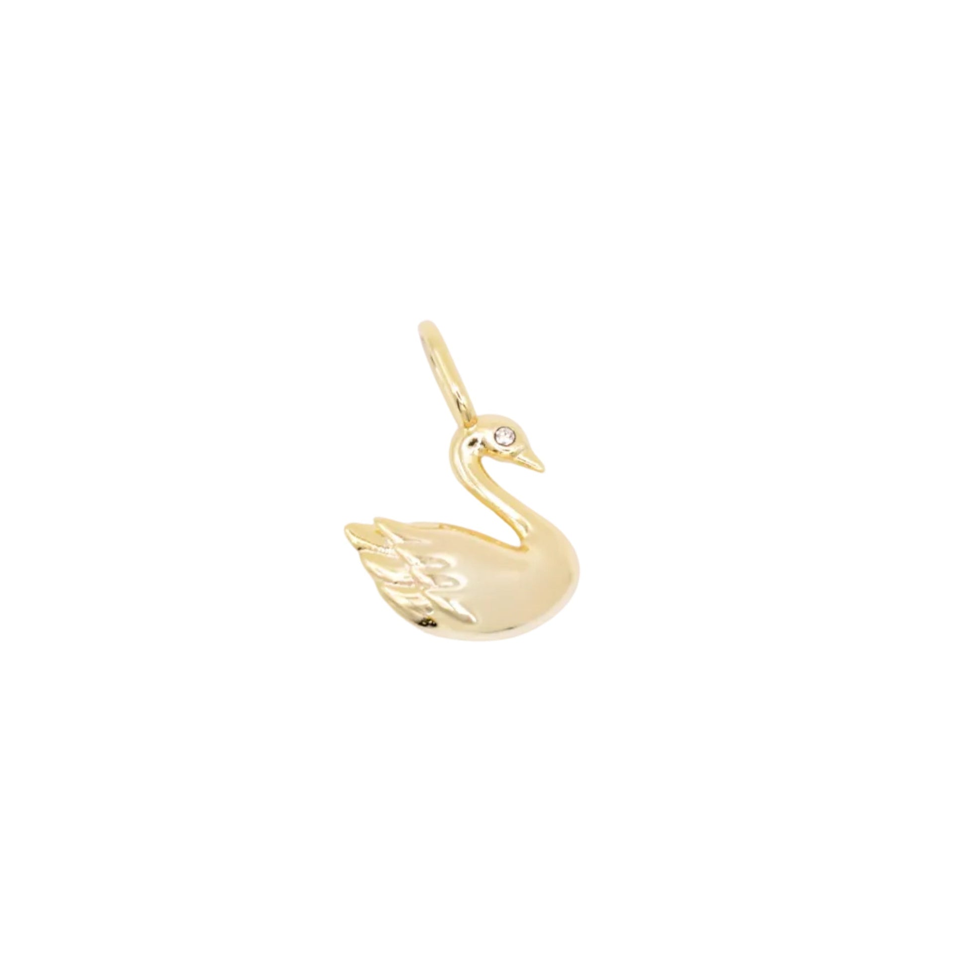 Sis Kiss Swan Charm Charms & Pendants Joyce 