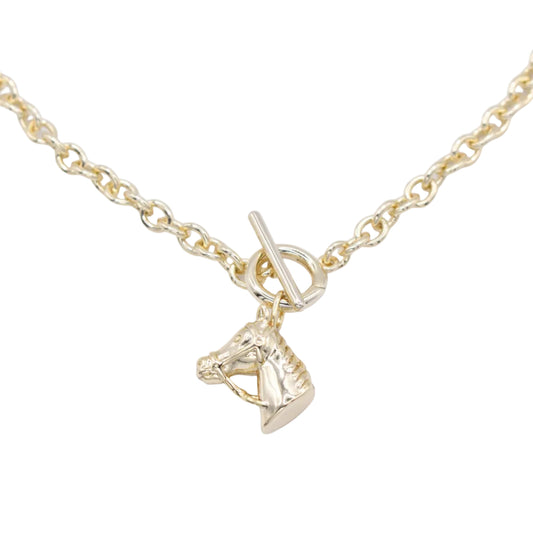Horse Charm Necklace Necklaces Sis Kiss 