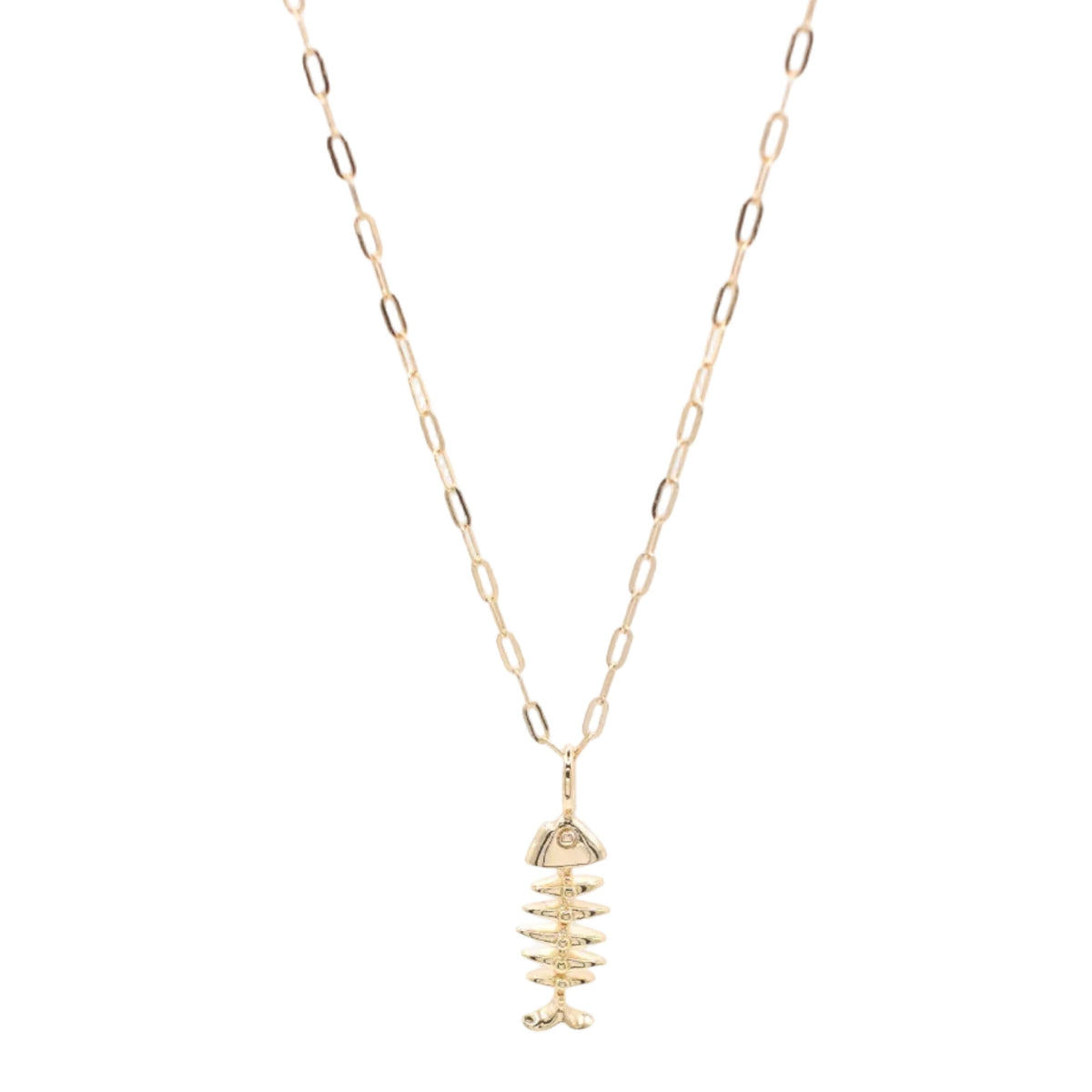 Barracuda Fish Charm Necklace Necklaces Joyce 