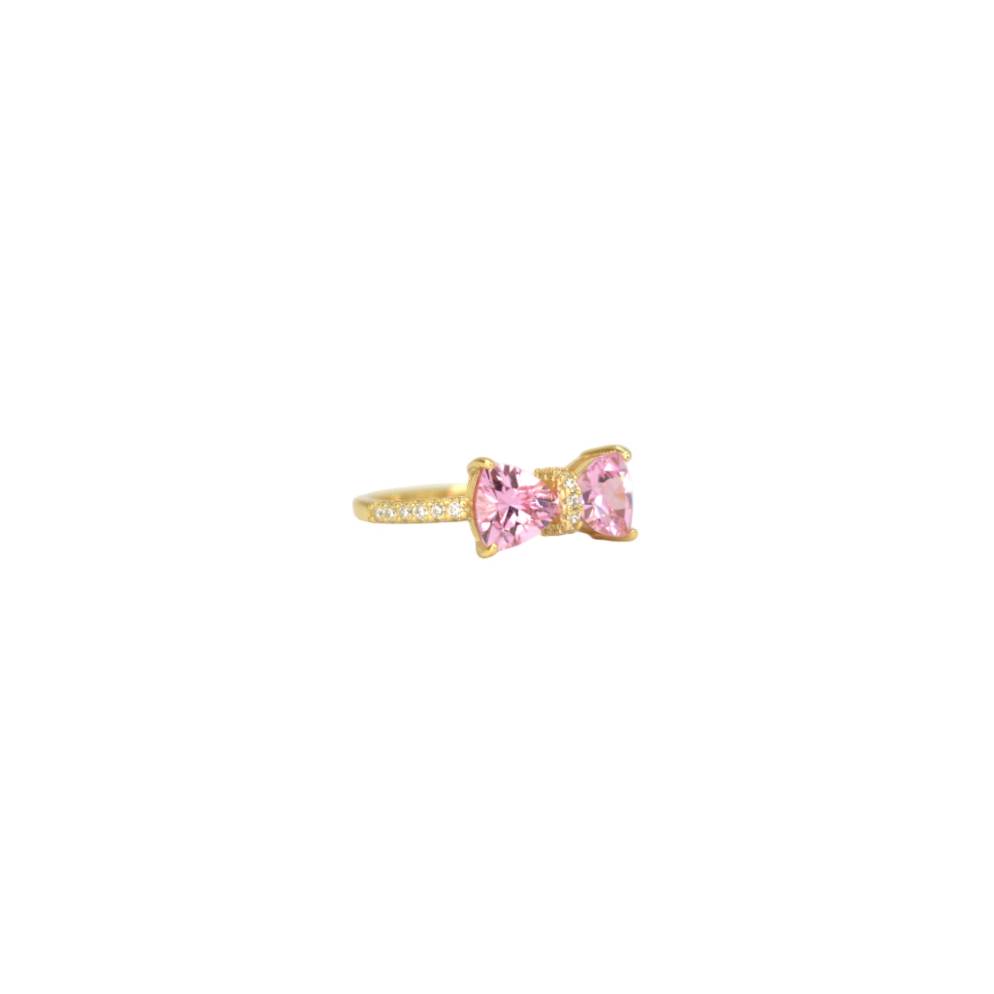 The Pink Bow Ring Rings Sis Kiss 