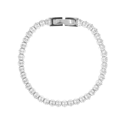 Oval Cut Tennis Bracelet Bracelet Crystal 