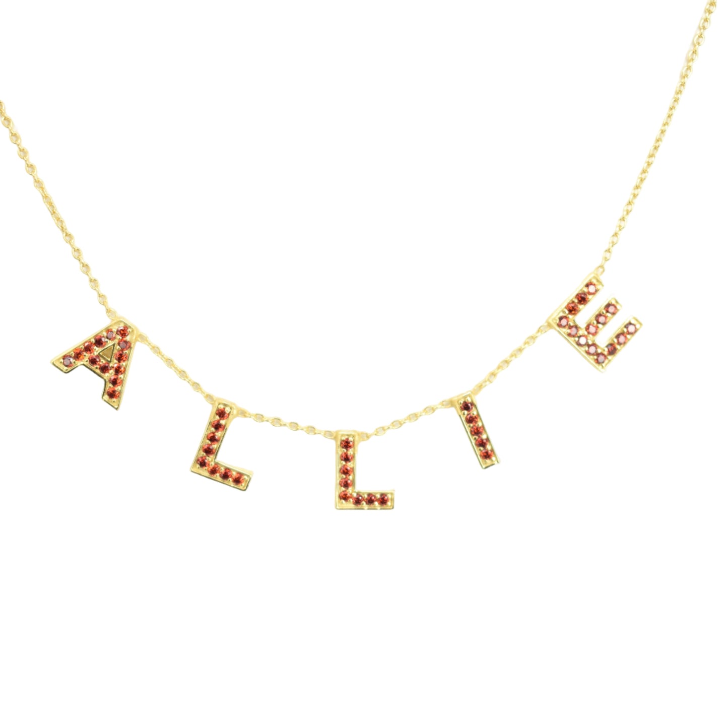 It’s All in a Name® *Bold* Personalized Necklace JEWELRY The Sis Kiss 