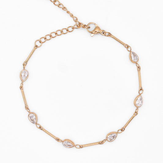 Teardrop Crystal Bracelet Bracelet Crystal 