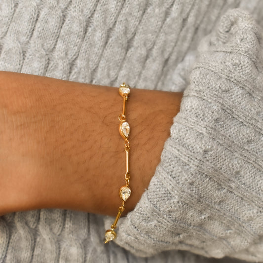 Teardrop Crystal Bracelet Bracelet Crystal 