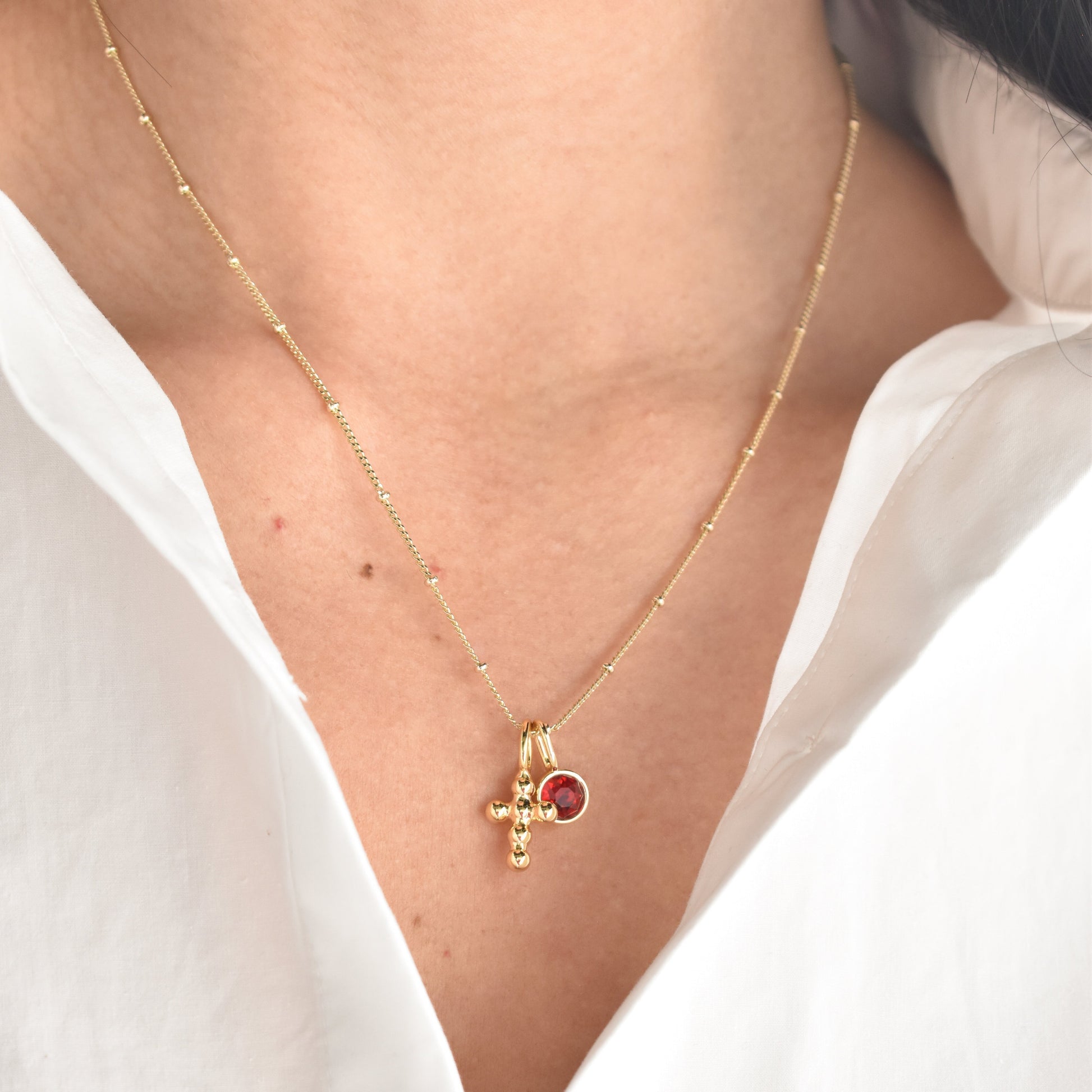 Bezel Stone Charms Charms & Pendants Joyce 