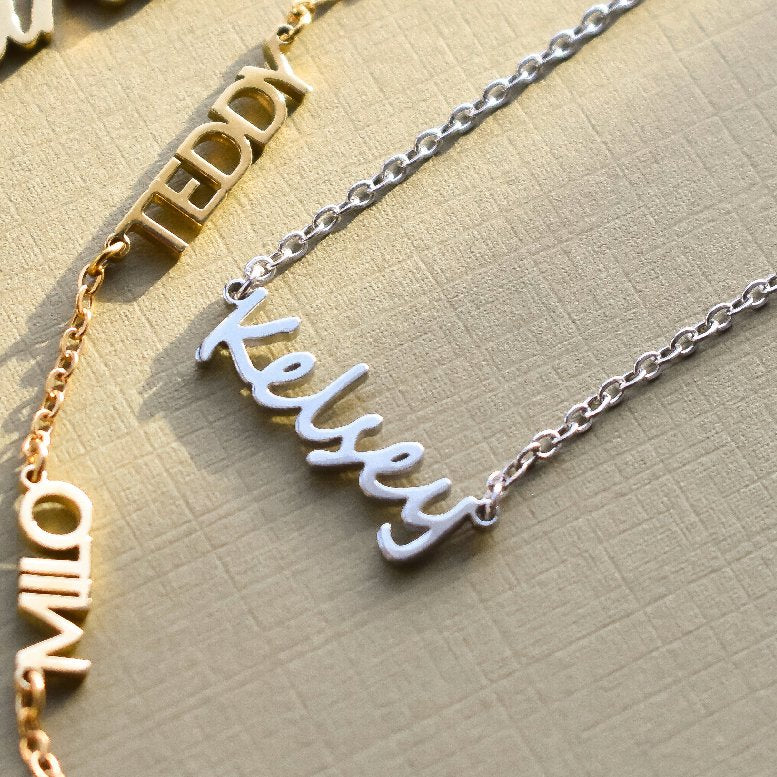 Custom My Mantra/Name Necklaces necklace Bob
