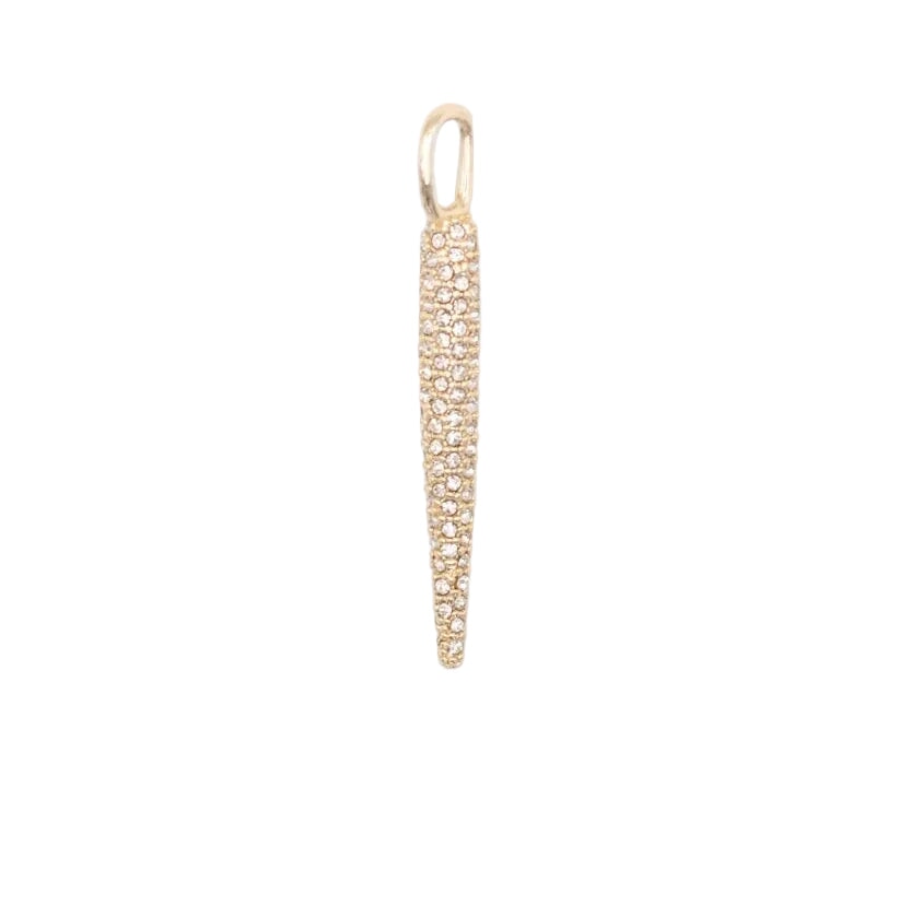 Pave Bling Bar Charm Sis Kiss 