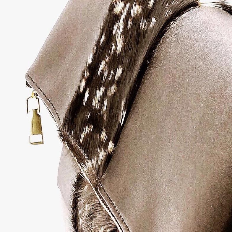 The Hair on Hide Clutch