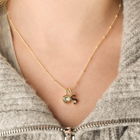 Bezel Birthstone Charms Charms & Pendants Joyce 