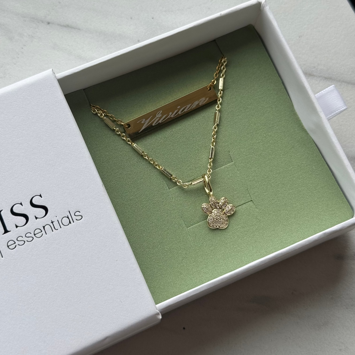 Dog Mom Charm Necklace Necklaces Sis Kiss 