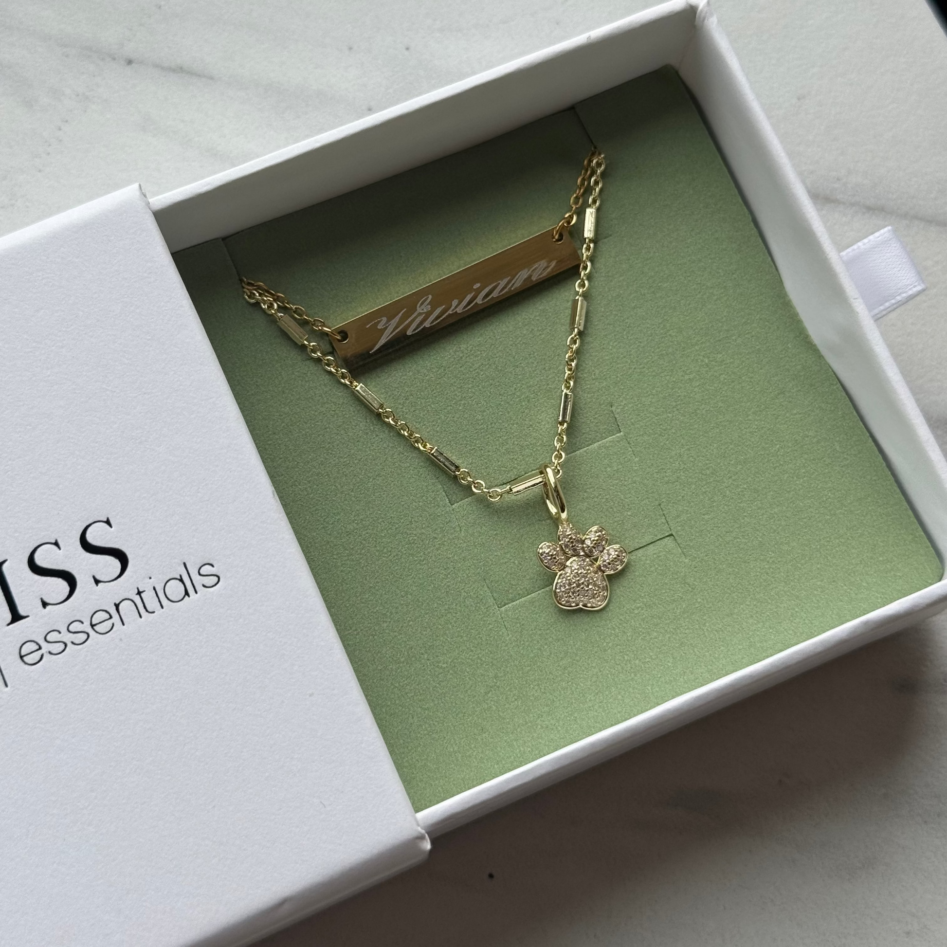Dog Mom Charm Necklace Necklaces Sis Kiss 