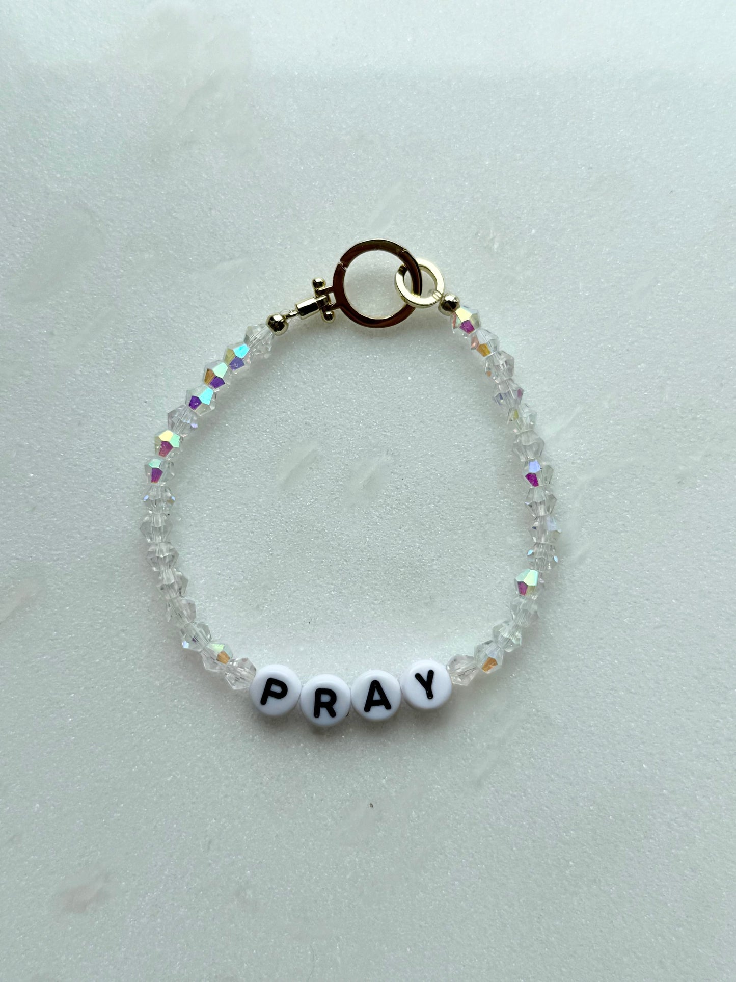 Customized Bead Stretch Bracelet with Hinge for Charms Bracelets Joyce 