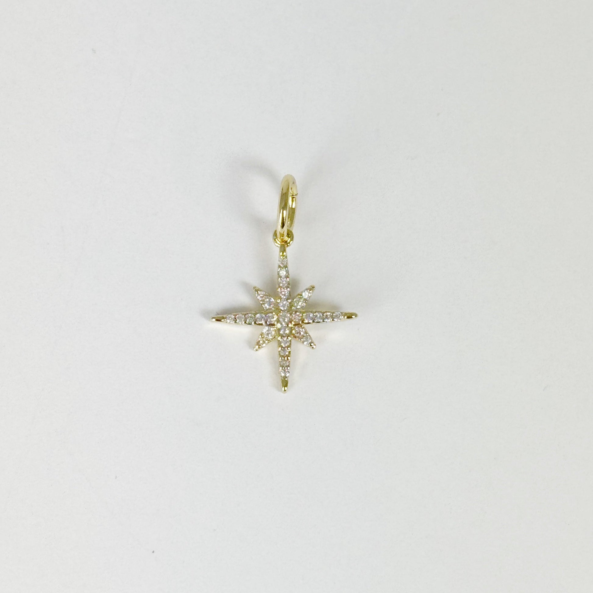 Compass Star Charm Charms & Pendants Joyce 
