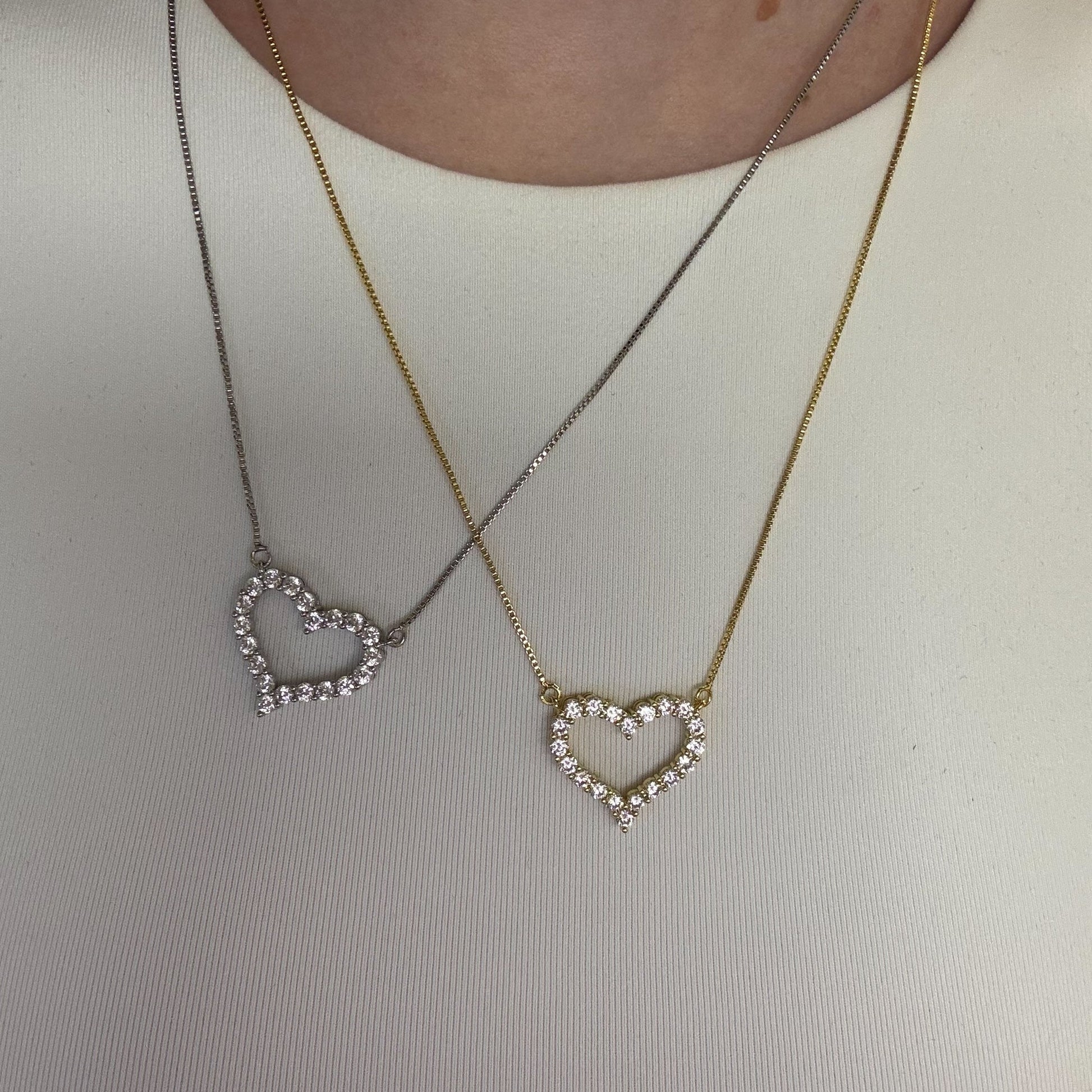 Sweetheart Sparkle Pendant Necklace necklace grace 