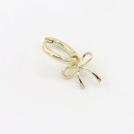 Choose your Charms Mini Bow Charm Earrings Saida 