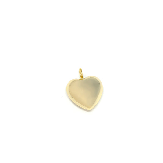 Large Puffy Heart Charm