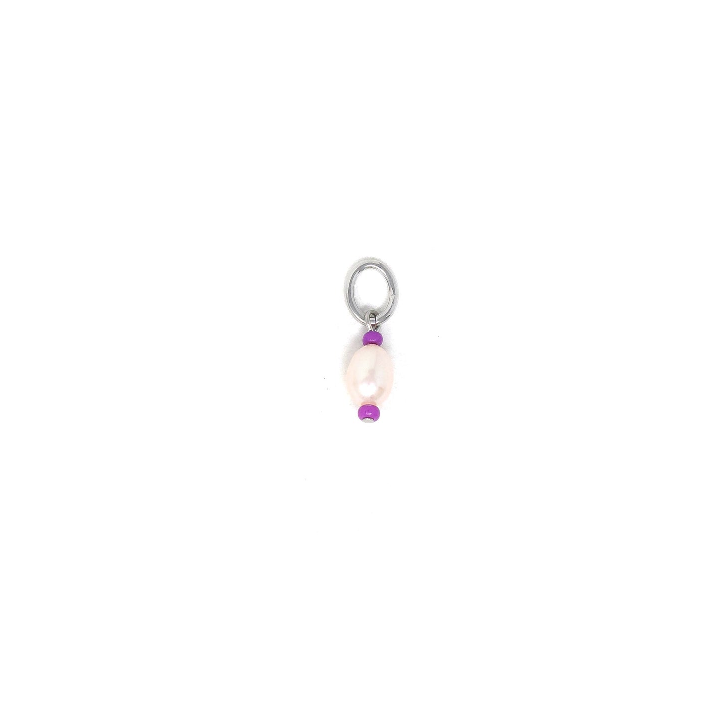 Purple and Pearl Charm Charms & Pendants The Sis Kiss 